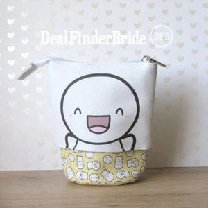 TCMC Cute Sunny Yellow Standing Telescoping Pen Pouch - from TheCoffeeMonsterzCo